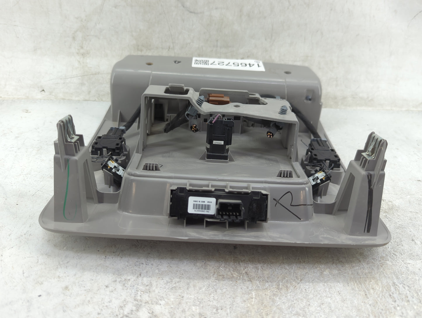 2015 Chevrolet Silverado 1500 Overhead Roof Console Gray - Oemusedautoparts1.com