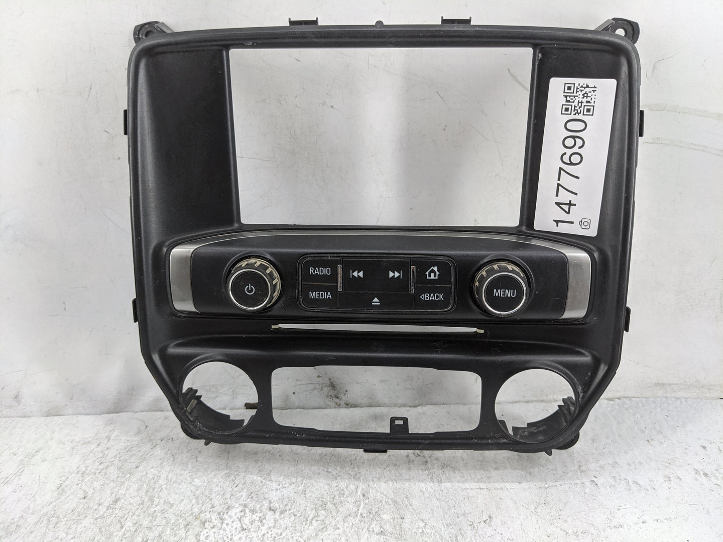 2015-2016 Chevrolet Silverado 1500 Radio Control Panel Black 1477690 - Oemusedautoparts1.com
