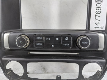 2015-2016 Chevrolet Silverado 1500 Radio Control Panel Black 1477690