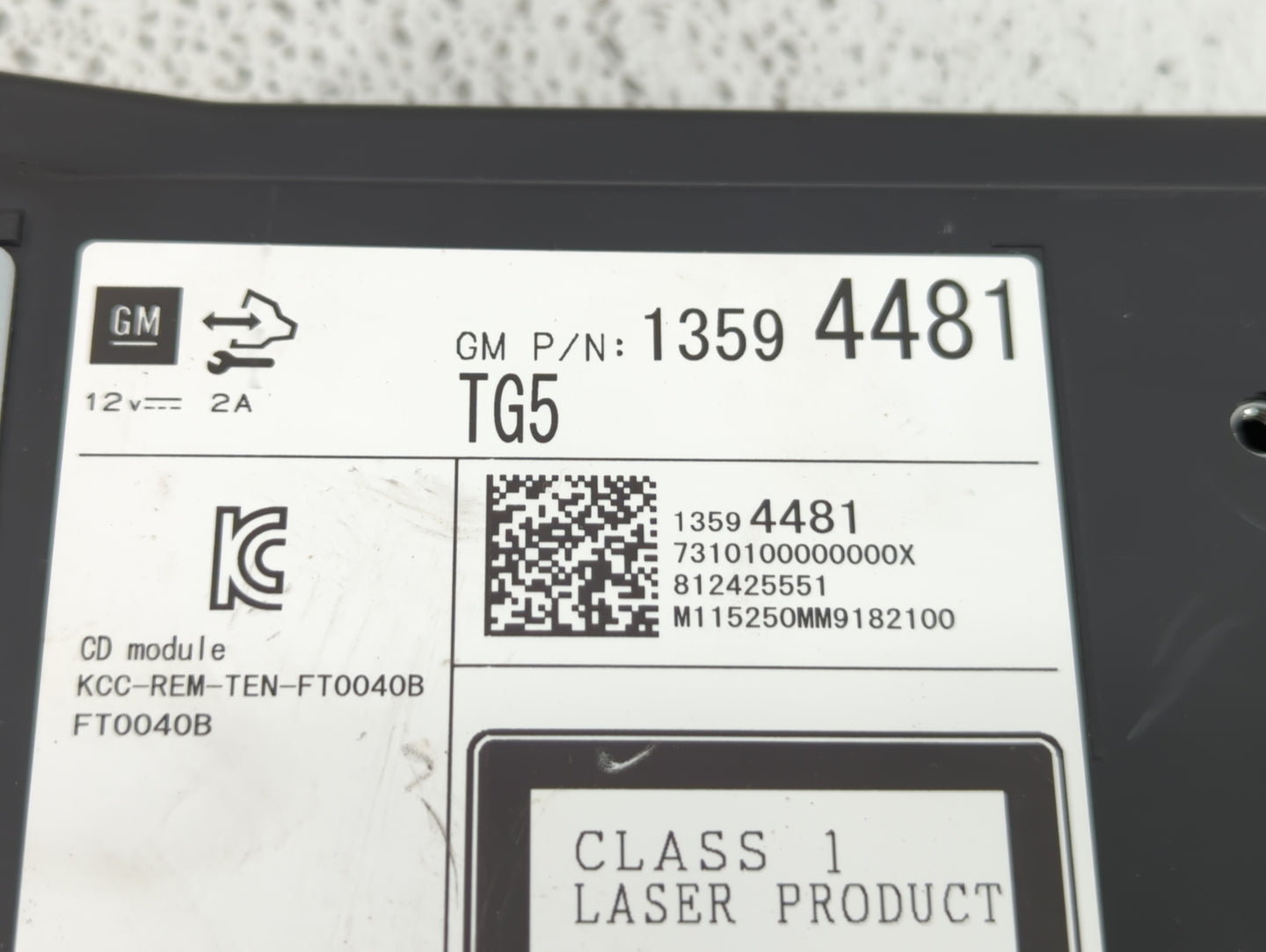2015-2019 Chevrolet Silverado 1500 Am Fm Cd Player Radio Receiver - Oemusedautoparts1.com