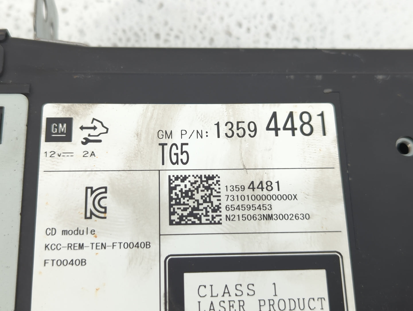 2015-2019 Chevrolet Silverado 1500 Radio AM FM Cd Player Receiver Replacement P/N:13594481 Fits Fits 2015 2016 2017 2018 201