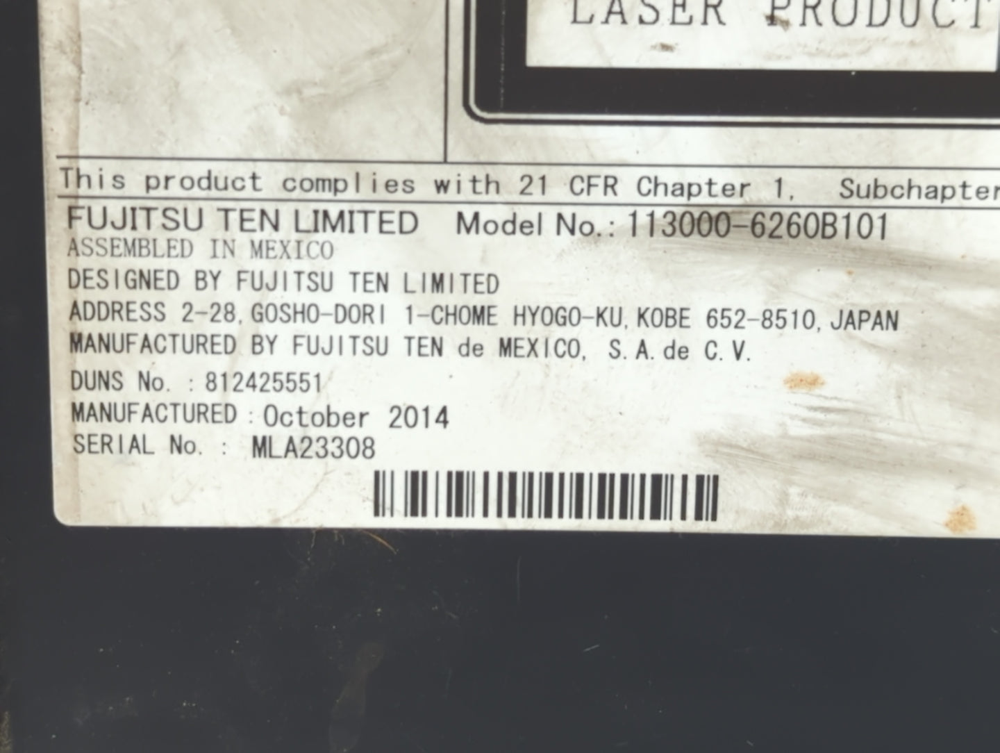 2015-2015 Chevrolet Silverado 1500 Am Fm Cd Player Radio Receiver - Oemusedautoparts1.com