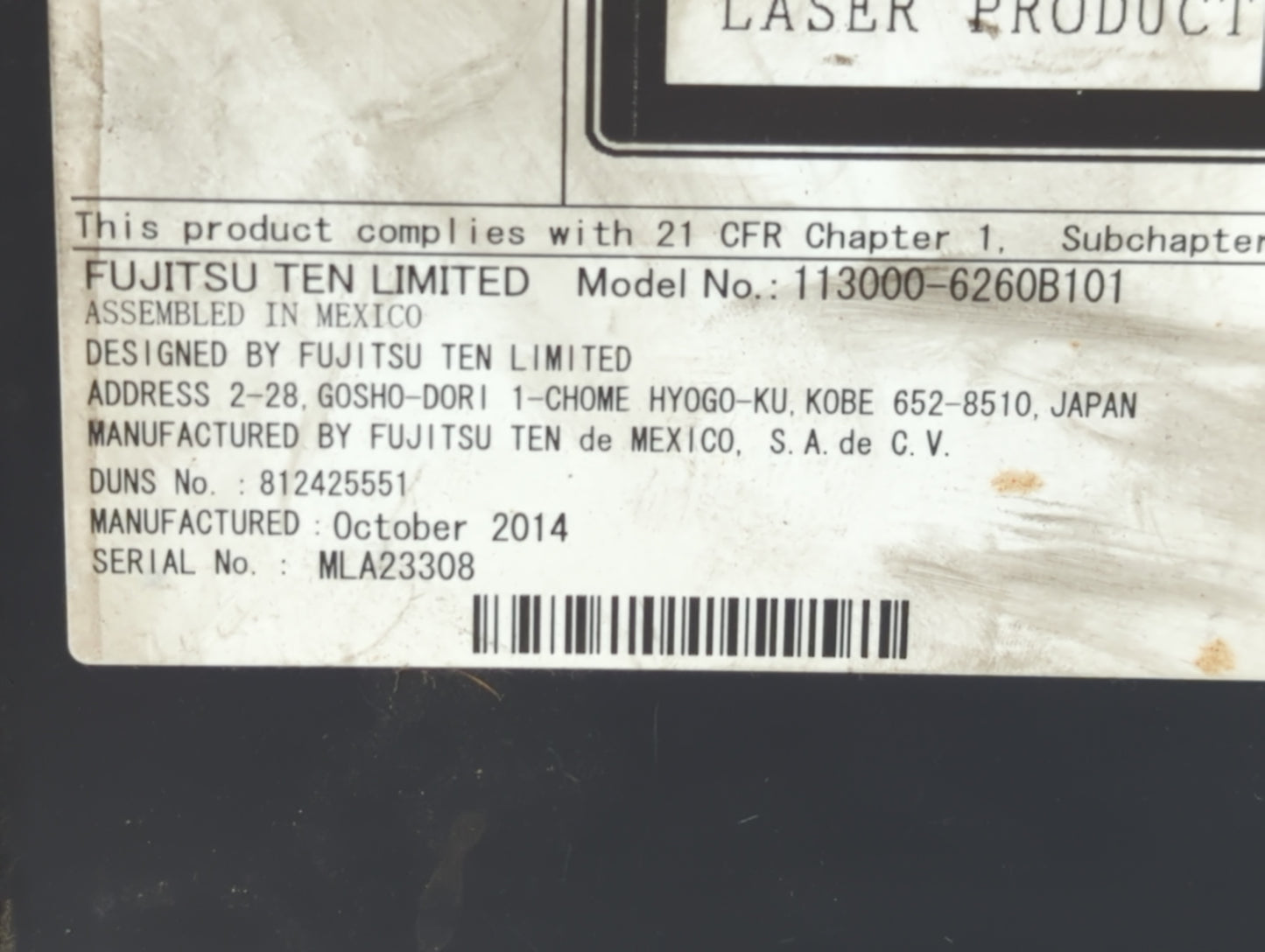 2015-2015 Chevrolet Silverado 1500 Am Fm Cd Player Radio Receiver - Oemusedautoparts1.com