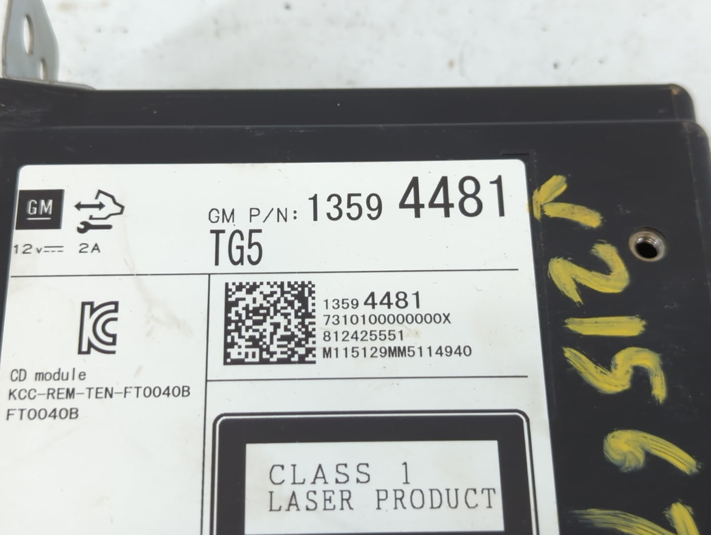 2015-2019 Chevrolet Silverado 1500 Am Fm Cd Player Radio Receiver - Oemusedautoparts1.com