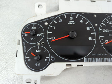 2015 Chevrolet Silverado 1500 Instrument Cluster Speedometer Gauges Fits OEM Used Auto Parts - Oemusedautoparts1.com