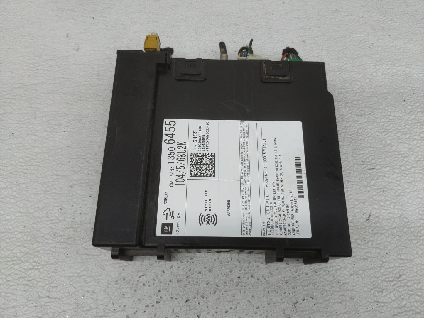 2015 Chevrolet Silverado 2500 Radio AM FM Cd Player Receiver Replacement P/N:13506455 Fits OEM Used Auto Parts - Oemusedauto