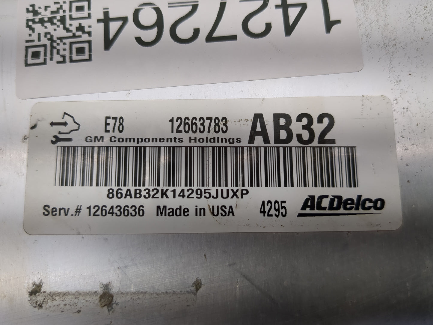 2015 Chevrolet Silverado 2500 PCM Engine Control Computer ECU ECM PCU OEM P/N:12663783 12643636 Fits Fits 2011 2012 2013 201