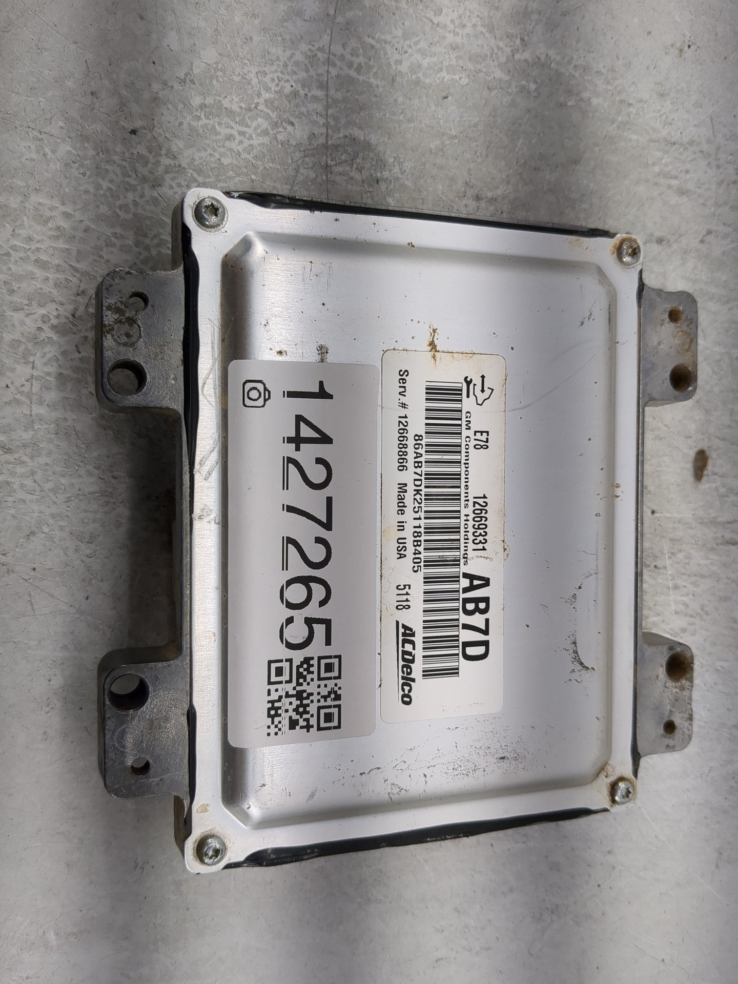 2015 Chevrolet Silverado 2500 PCM Engine Control Computer ECU ECM PCU OEM P/N:12669331 12668866 Fits Fits 2011 2012 2013 201