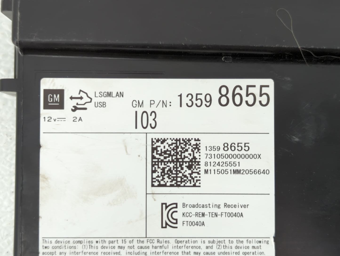 2015-2015 Chevrolet Silverado 2500 Am Fm Cd Player Radio Receiver - Oemusedautoparts1.com