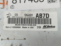 2015 Chevrolet Silverado 2500 PCM Engine Control Computer ECU ECM PCU OEM P/N:12669331 Fits Fits 2011 2012 2013 2014 2016 OE