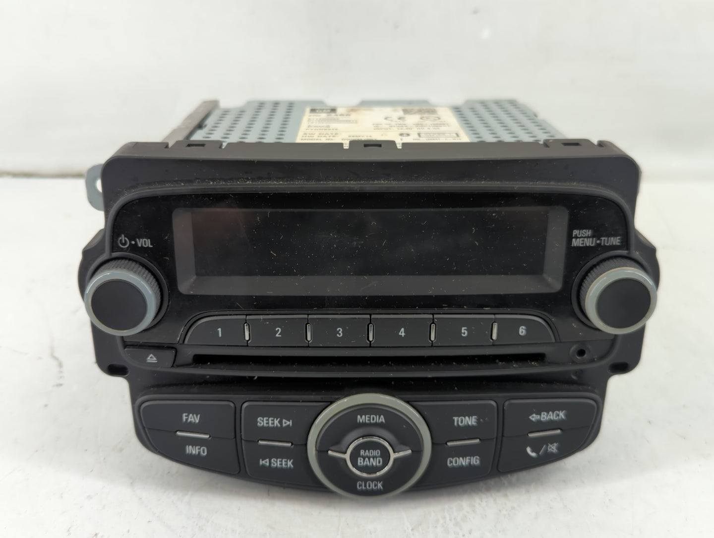 2015-2016 Chevrolet Sonic Radio AM FM Cd Player Receiver Replacement P/N:94522488 Fits Fits 2015 2016 OEM Used Auto Parts - 