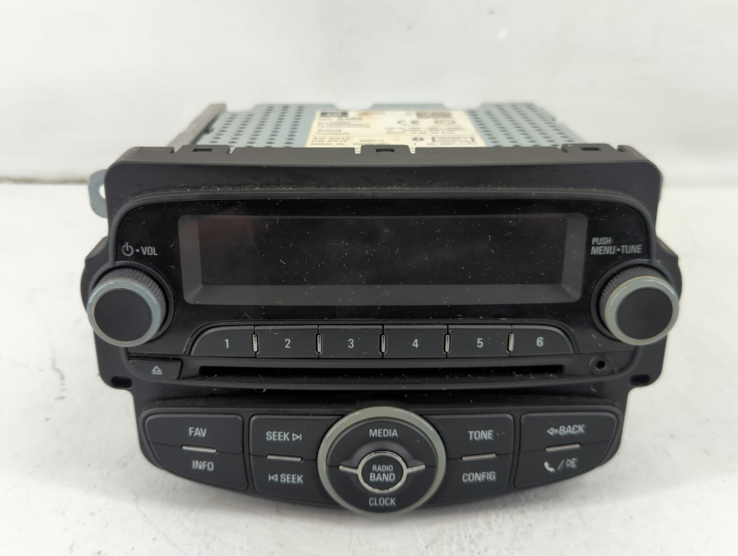 2015-2016 Chevrolet Sonic Radio AM FM Cd Player Receiver Replacement P/N:94522488 Fits Fits 2015 2016 OEM Used Auto Parts - 