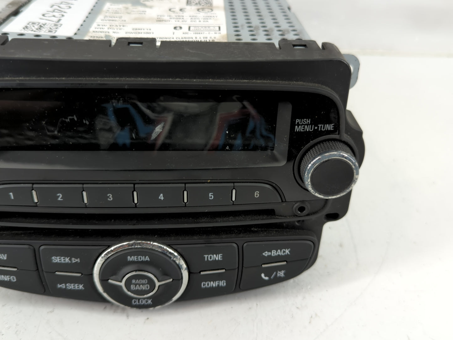 2015 Chevrolet Sonic Radio AM FM Cd Player Receiver Replacement Fits OEM Used Auto Parts - Oemusedautoparts1.com