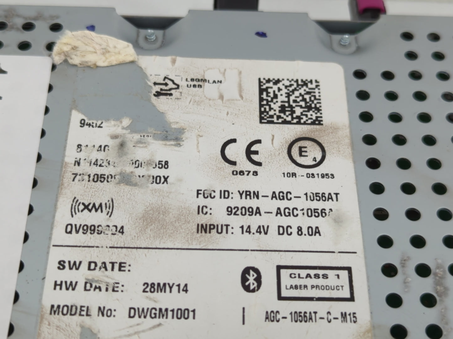 2015 Chevrolet Sonic Radio AM FM Cd Player Receiver Replacement Fits OEM Used Auto Parts - Oemusedautoparts1.com
