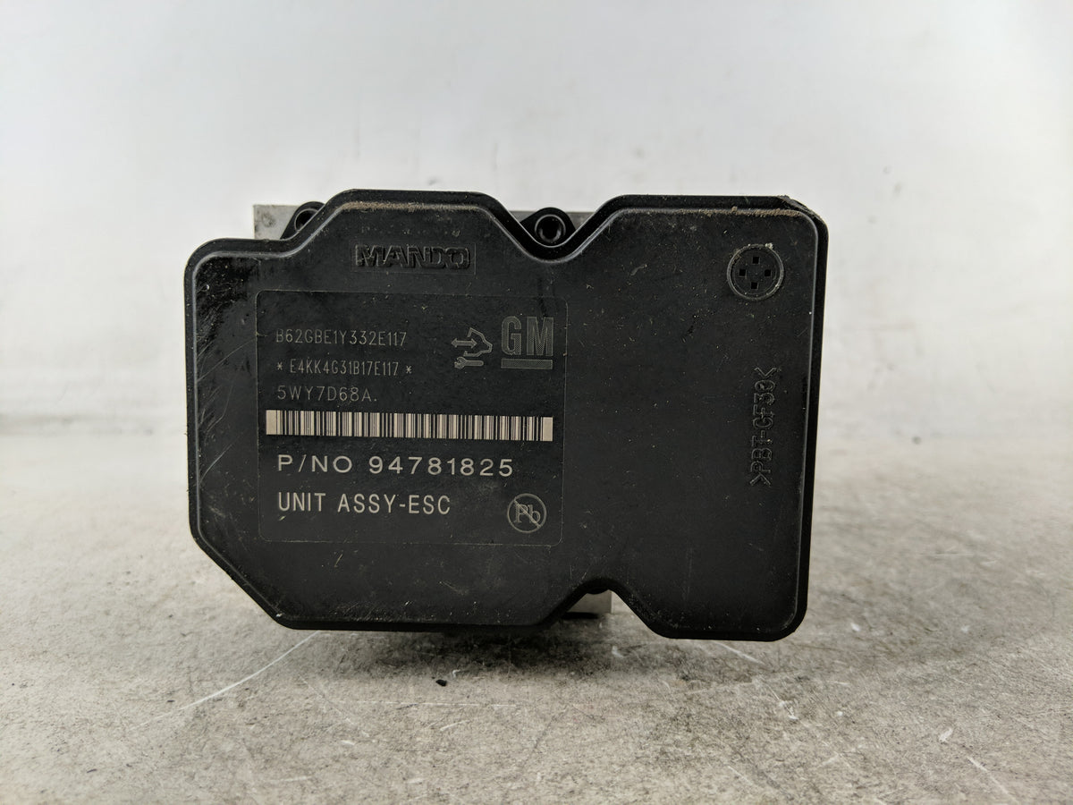 2015-2016 Chevrolet Sonic Anti-Lock Brake ABS Pump Module Actuator OEM P/N:94781825 Fits Fits 2015 2016 OEM Used Auto Parts 