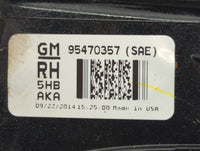 2012-2016 Chevrolet Sonic Tail Light Assembly Passenger Right OEM P/N:95470357 Fits Fits 2012 2013 2014 2015 2016 OEM Used A