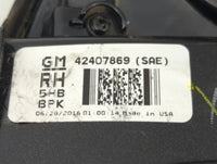 2012-2016 Chevrolet Sonic Tail Light Assembly Passenger Right OEM P/N:42407869 Fits Fits 2012 2013 2014 2015 2016 OEM Used A