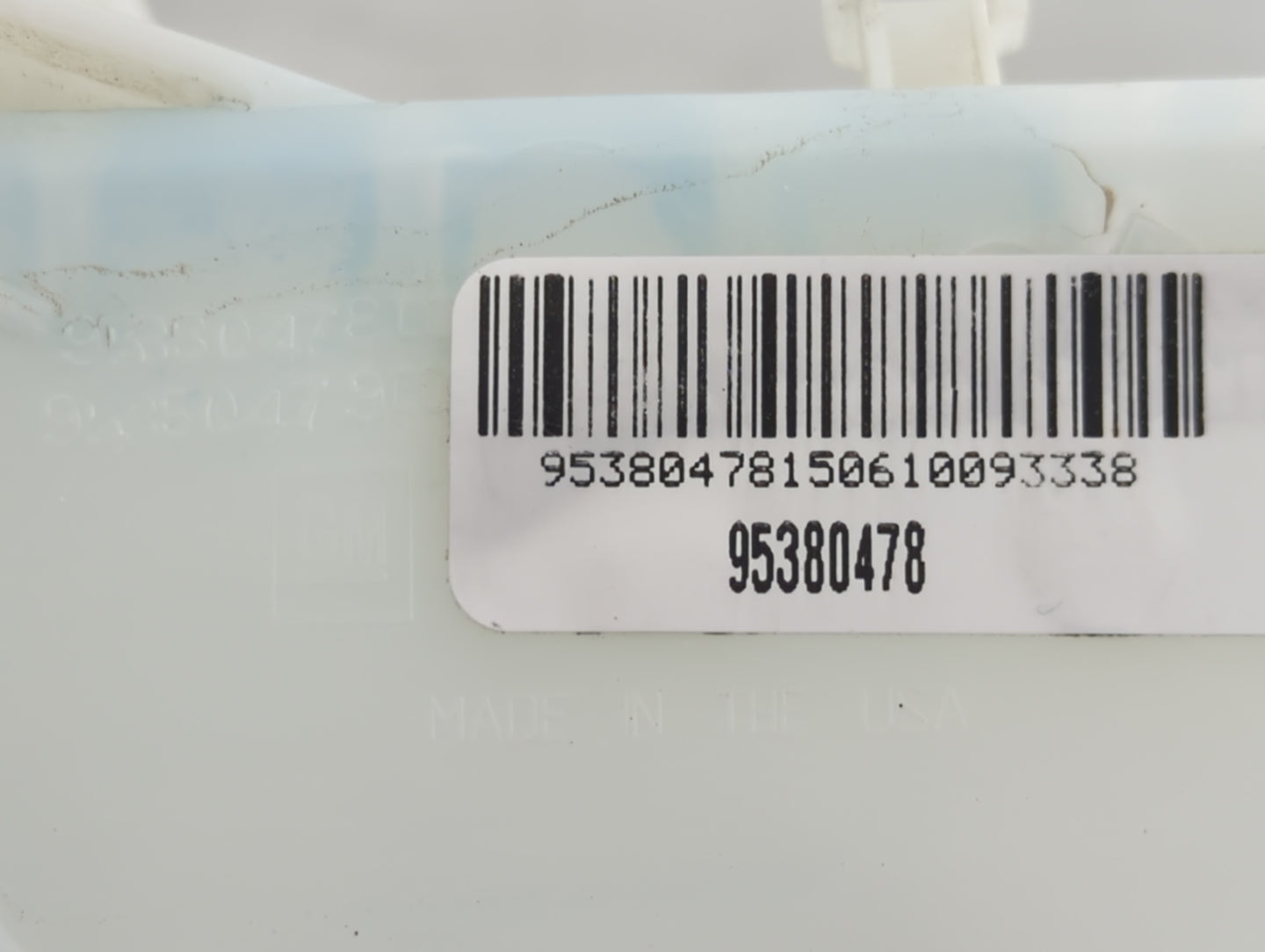 2012-2019 Chevrolet Sonic Windshield Washer Fluid Reservoir Bottle Oem - Oemusedautoparts1.com
