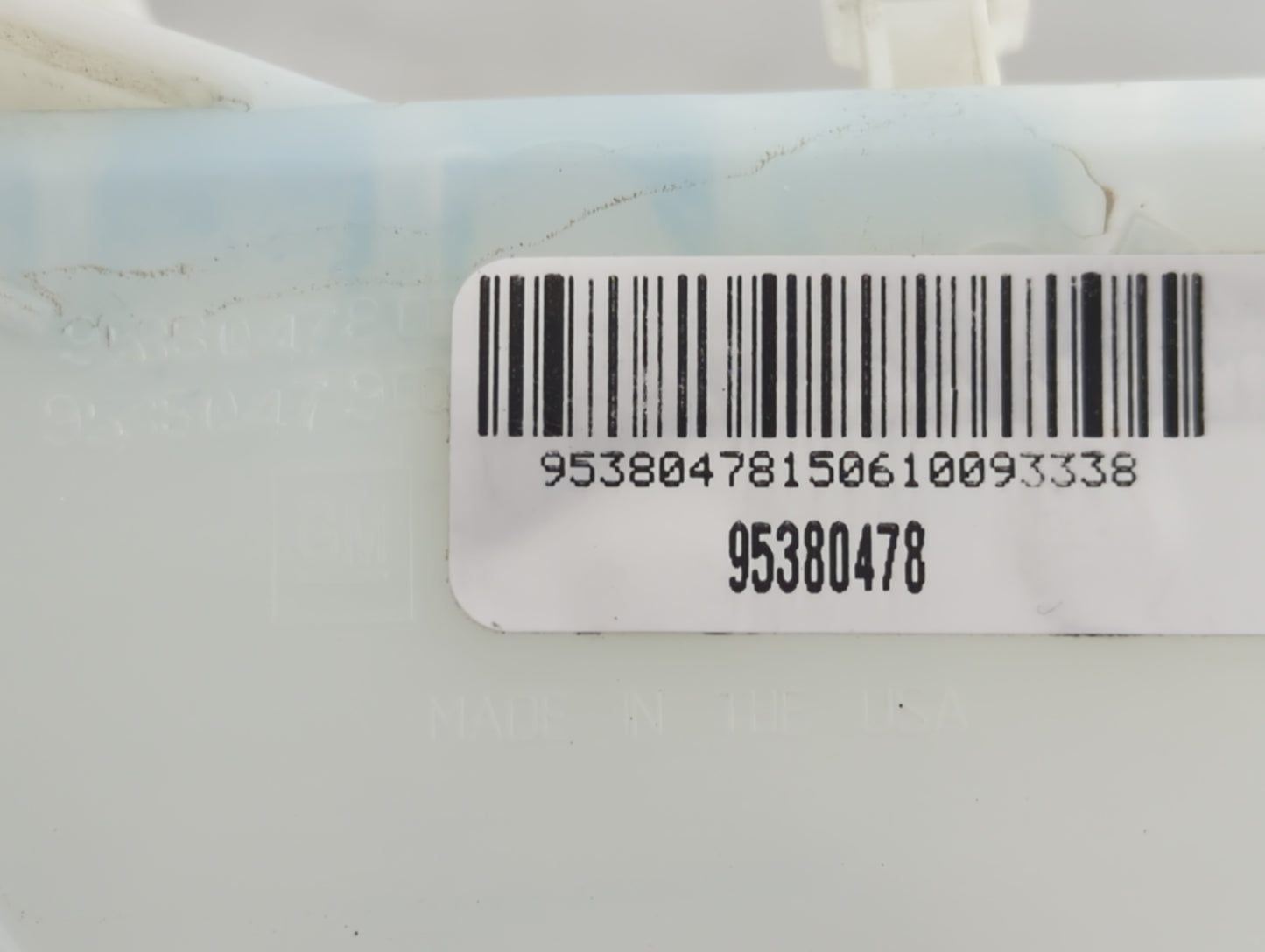 2012-2019 Chevrolet Sonic Windshield Washer Fluid Reservoir Bottle Oem - Oemusedautoparts1.com