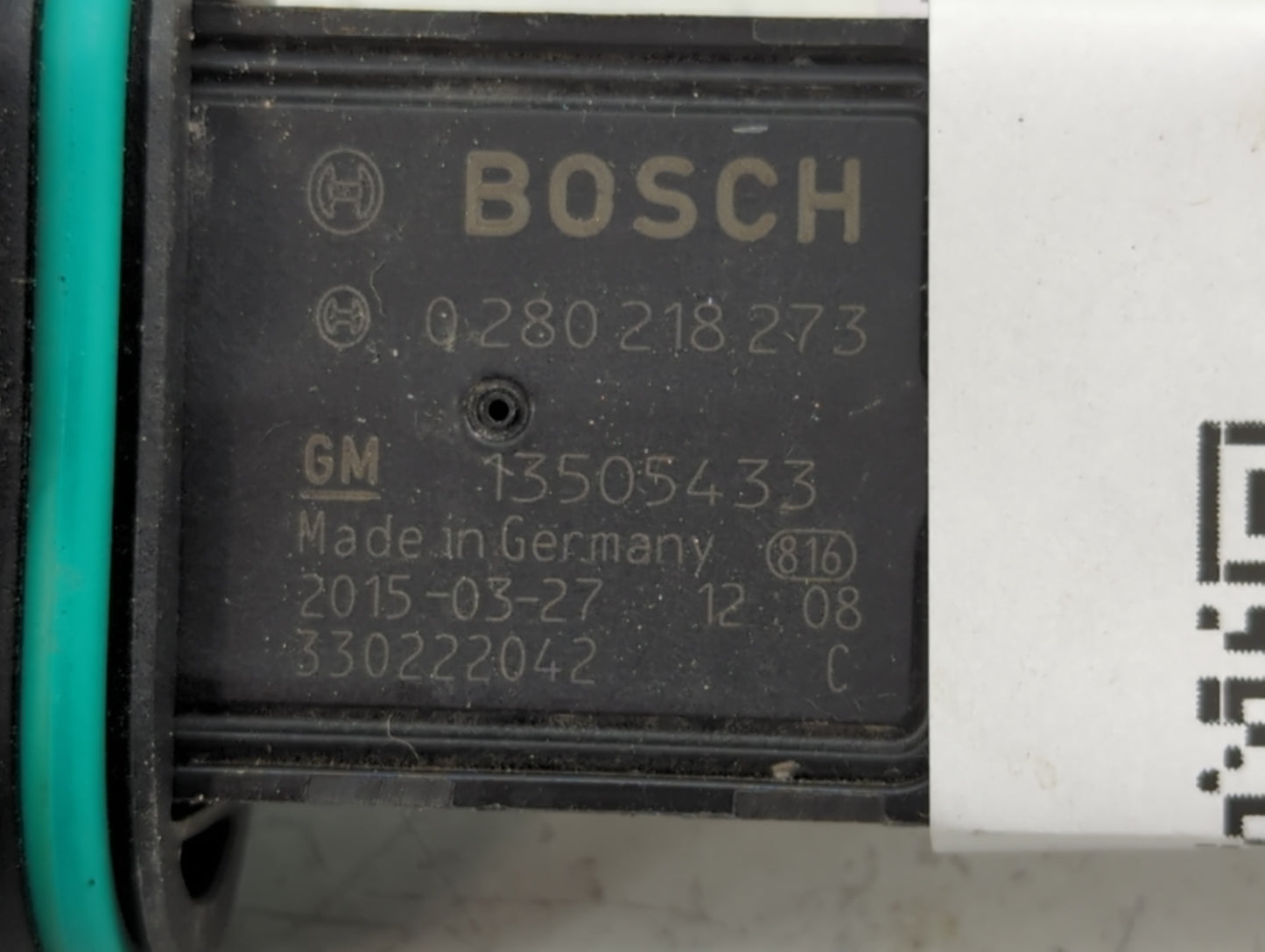 2012-2019 Chevrolet Sonic Mass Air Flow Meter Maf - Oemusedautoparts1.com