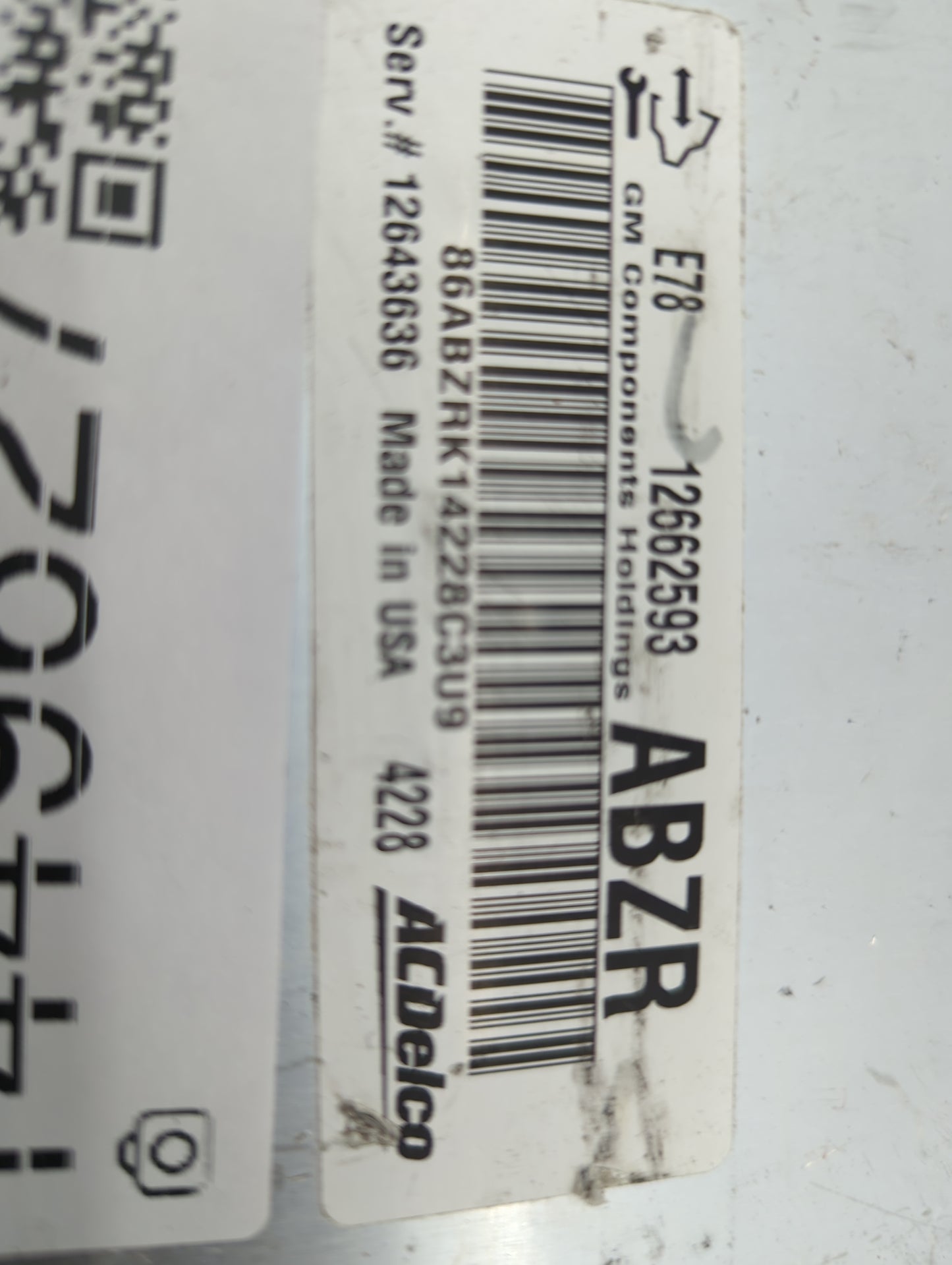 2012-2016 Chevrolet Sonic PCM Engine Control Computer ECU ECM PCU OEM P/N:12662593 Fits Fits 2011 2012 2013 2014 2015 2016 O