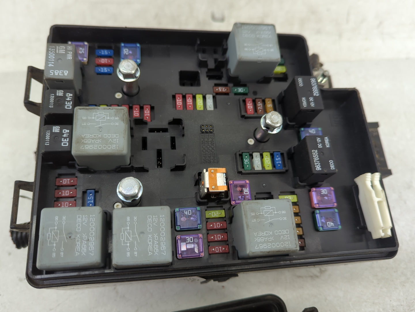 2014-2016 Chevrolet Sonic Fusebox Fuse Box Panel Relay Module P/N:95383537 Fits Fits 2014 2015 2016 OEM Used Auto Parts - Oe