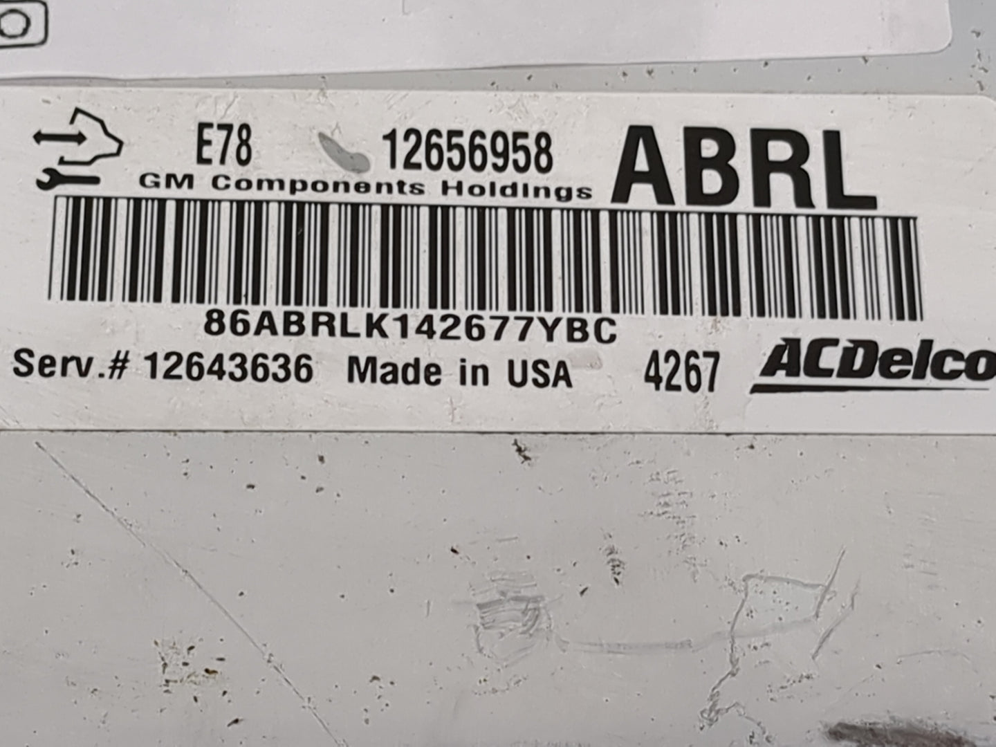 2012-2016 Chevrolet Sonic PCM Engine Control Computer ECU ECM PCU OEM P/N:12656958 Fits Fits 2011 2012 2013 2014 2015 2016 O