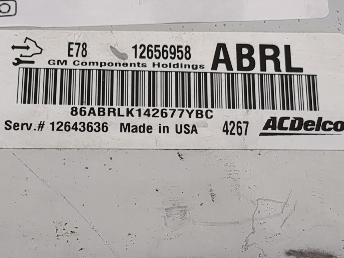 2012-2016 Chevrolet Sonic PCM Engine Control Computer ECU ECM PCU OEM P/N:12656958 Fits Fits 2011 2012 2013 2014 2015 2016 O