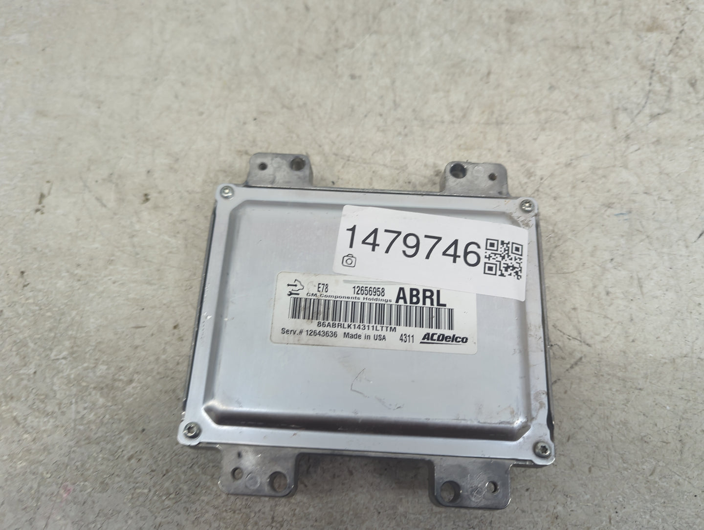 2012-2016 Chevrolet Sonic PCM Engine Control Computer ECU ECM PCU OEM P/N:12656958 12643636 Fits OEM Used Auto Parts - Oemus