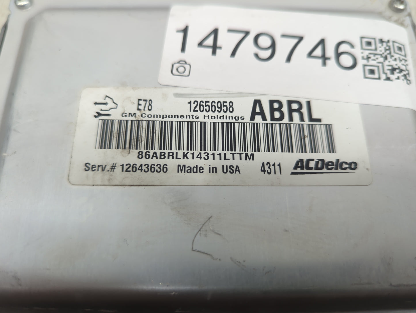 2012-2016 Chevrolet Sonic PCM Engine Control Computer ECU ECM PCU OEM P/N:12656958 12643636 Fits OEM Used Auto Parts - Oemus