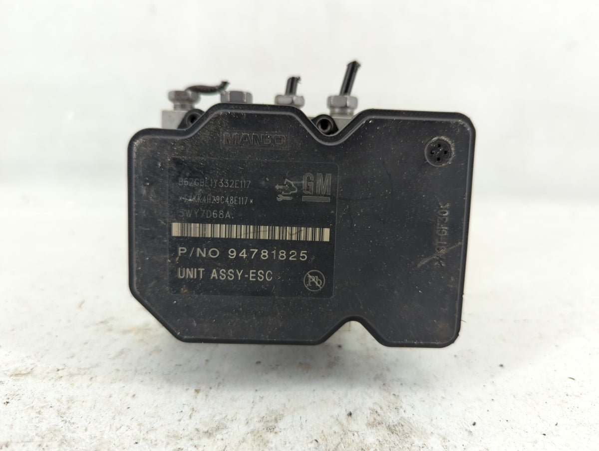 2015-2016 Chevrolet Sonic Anti-Lock Brake ABS Pump Module Actuator OEM P/N:94781825 Fits Fits 2015 2016 OEM Used Auto Parts 