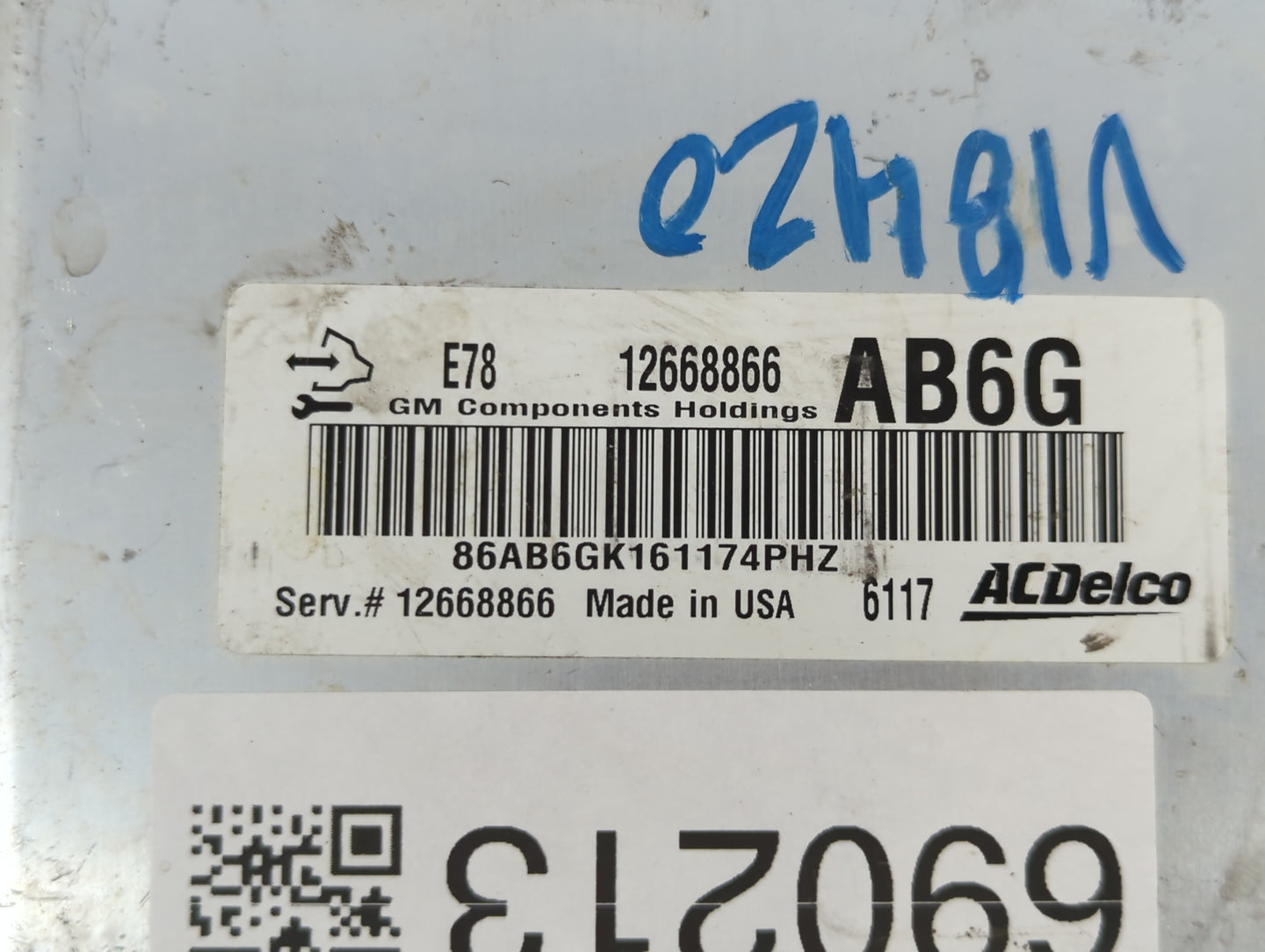 2012-2016 Chevrolet Sonic PCM Engine Control Computer ECU ECM PCU OEM P/N:12668866 Fits Fits 2011 2012 2013 2014 2015 2016 O
