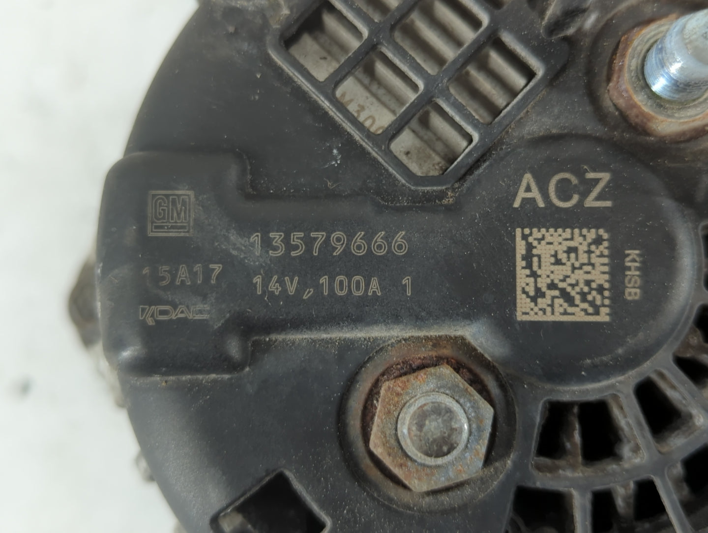 2012-2018 Chevrolet Sonic Alternator Replacement Generator Charging Assembly Engine OEM P/N:15A17 13579666 Fits OEM Used Aut