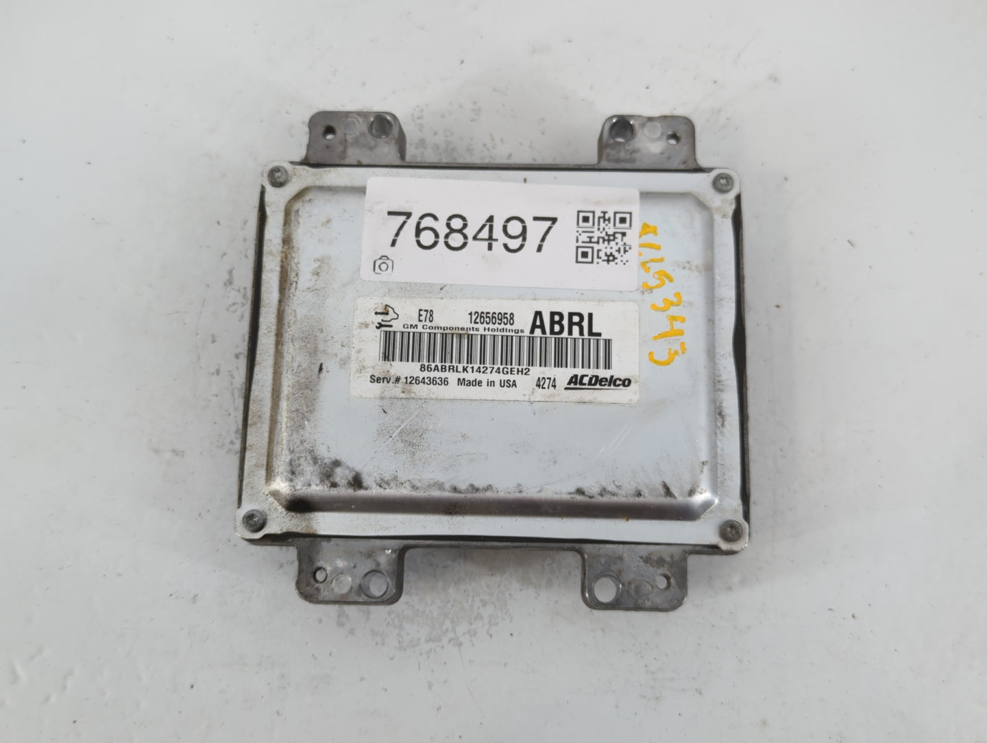 2012-2016 Chevrolet Sonic PCM Engine Control Computer ECU ECM PCU OEM P/N:12656958 12643636 Fits OEM Used Auto Parts - Oemus