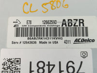 2012-2016 Chevrolet Sonic PCM Engine Control Computer ECU ECM PCU OEM P/N:12662593 Fits Fits 2011 2012 2013 2014 2015 2016 O