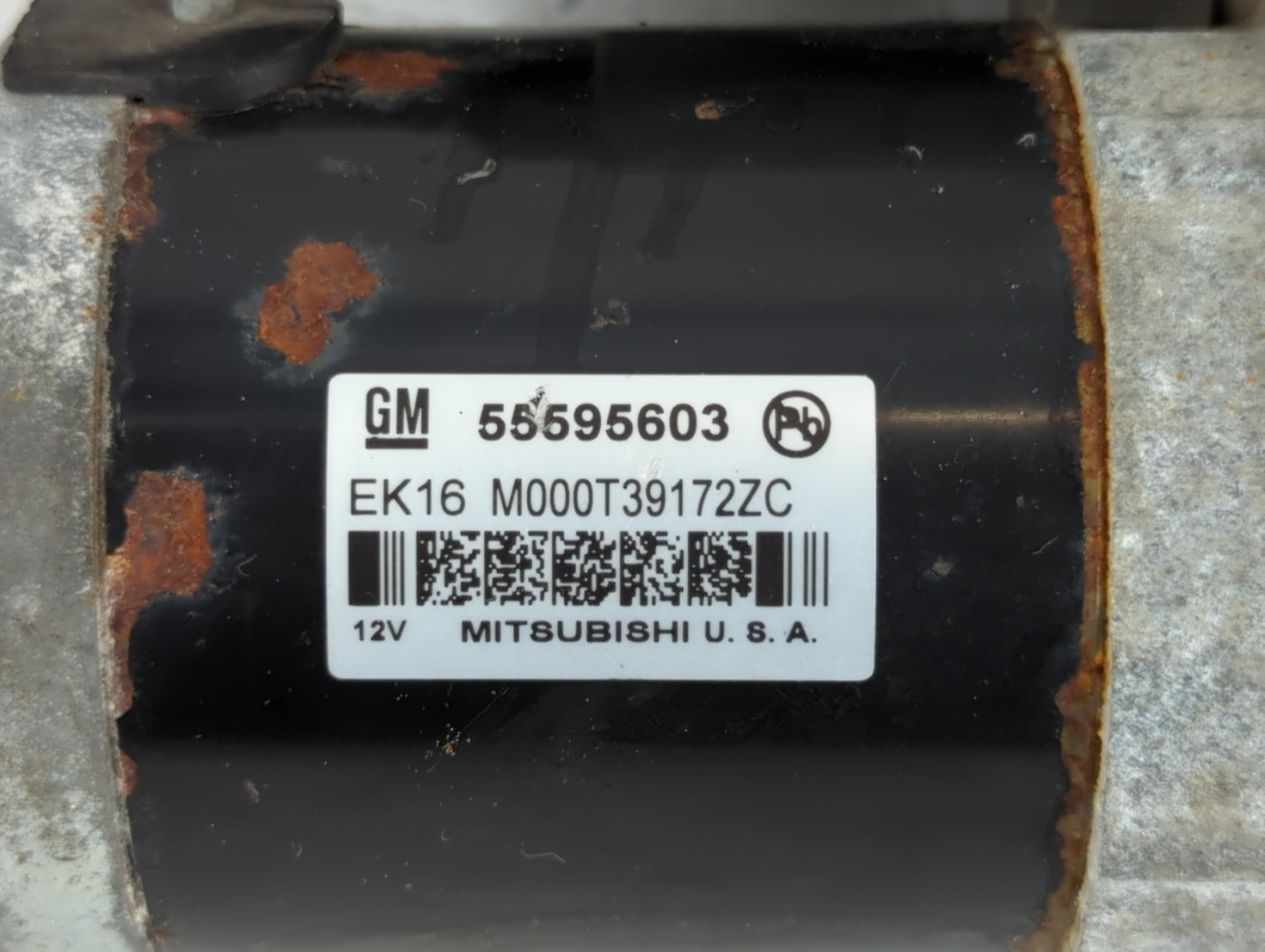 2012-2019 Chevrolet Sonic Car Starter Motor Solenoid OEM P/N:M000T39172ZC 55595603 Fits OEM Used Auto Parts - Oemusedautopar