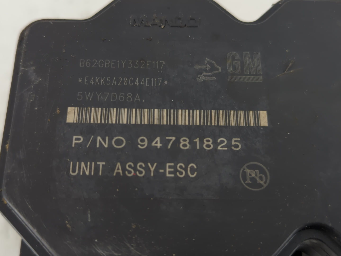 2015-2016 Chevrolet Sonic ABS Pump Control Module Replacement P/N:94781825 Fits Fits 2015 2016 OEM Used Auto Parts - Oemused