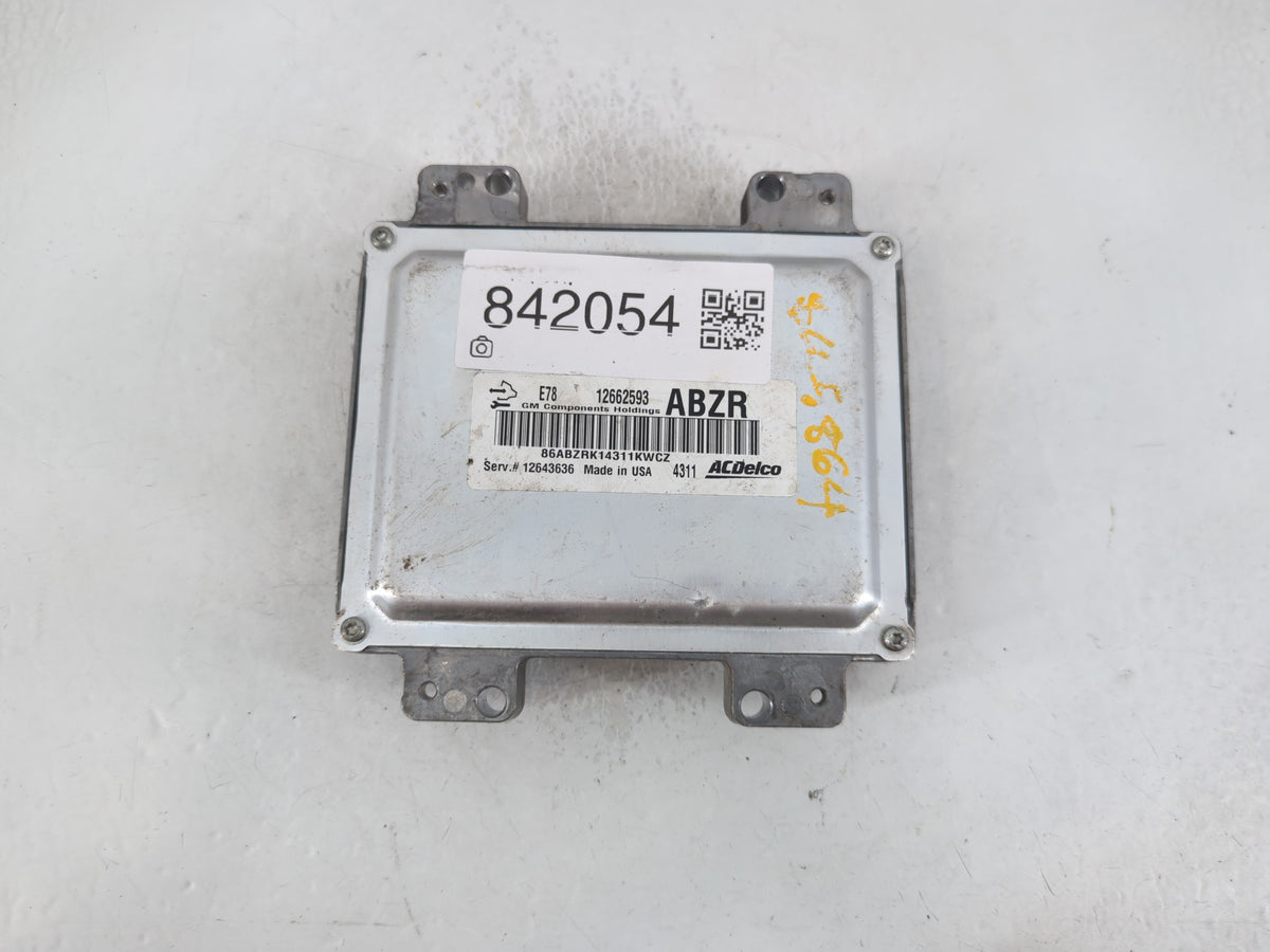 2012-2016 Chevrolet Sonic PCM Engine Control Computer ECU ECM PCU OEM P/N:12662593 Fits 2011 2012 2013 2014 2015 2016 OEM Us