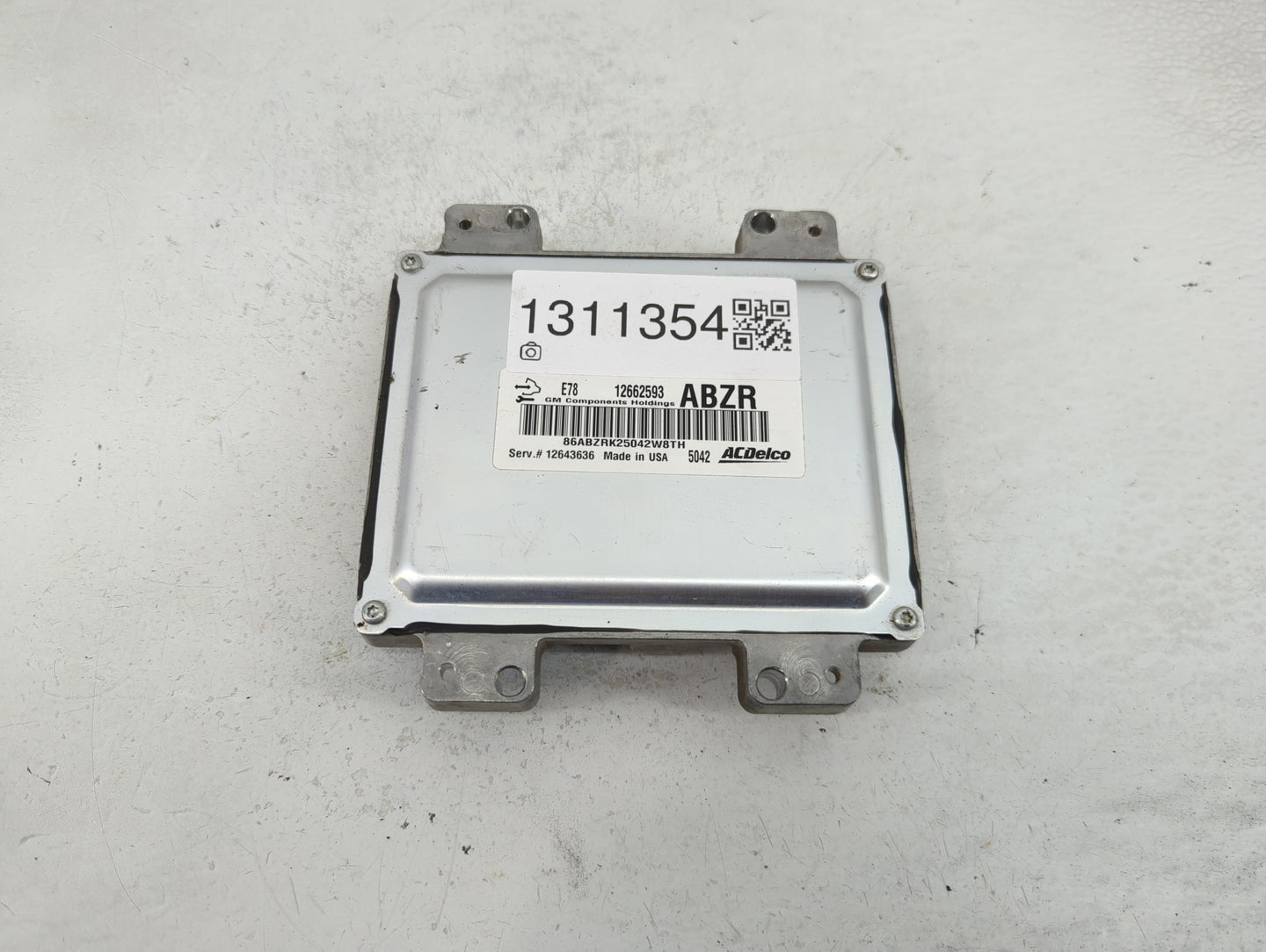 2014-2015 Chevrolet Spark PCM Engine Control Computer ECU ECM PCU OEM P/N:12662593 Fits Fits 2011 2012 2013 2014 2015 2016 O