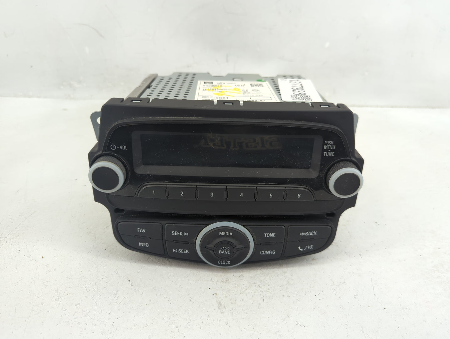 2014-2015 Chevrolet Spark Radio AM FM Cd Player Receiver Replacement P/N:94522210 Fits Fits 2014 2015 OEM Used Auto Parts - 