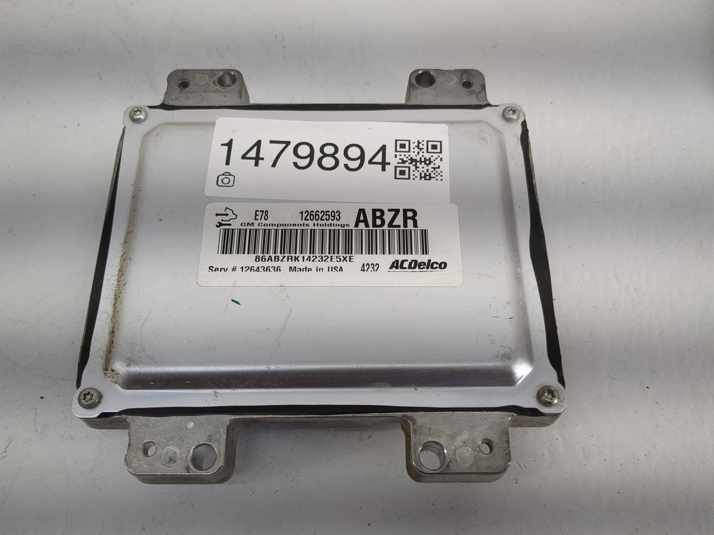 2014-2015 Chevrolet Spark PCM Engine Control Computer ECU ECM PCU OEM P/N:12662593 12643636 Fits OEM Used Auto Parts - Oemus