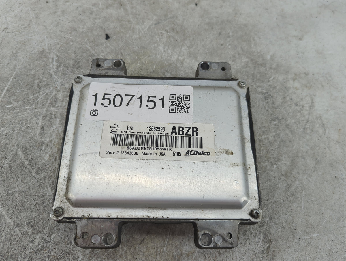 2014-2015 Chevrolet Spark PCM Engine Control Computer ECU ECM PCU OEM P/N:12662593 12643636 Fits 2011 2012 2013 2014 2015 20