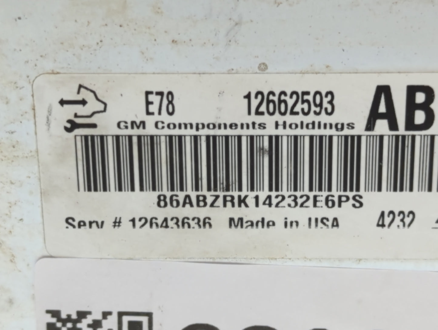 2015 Chevrolet Spark PCM Engine Control Computer ECU ECM PCU OEM P/N:12662593 Fits OEM Used Auto Parts - Oemusedautoparts1.c