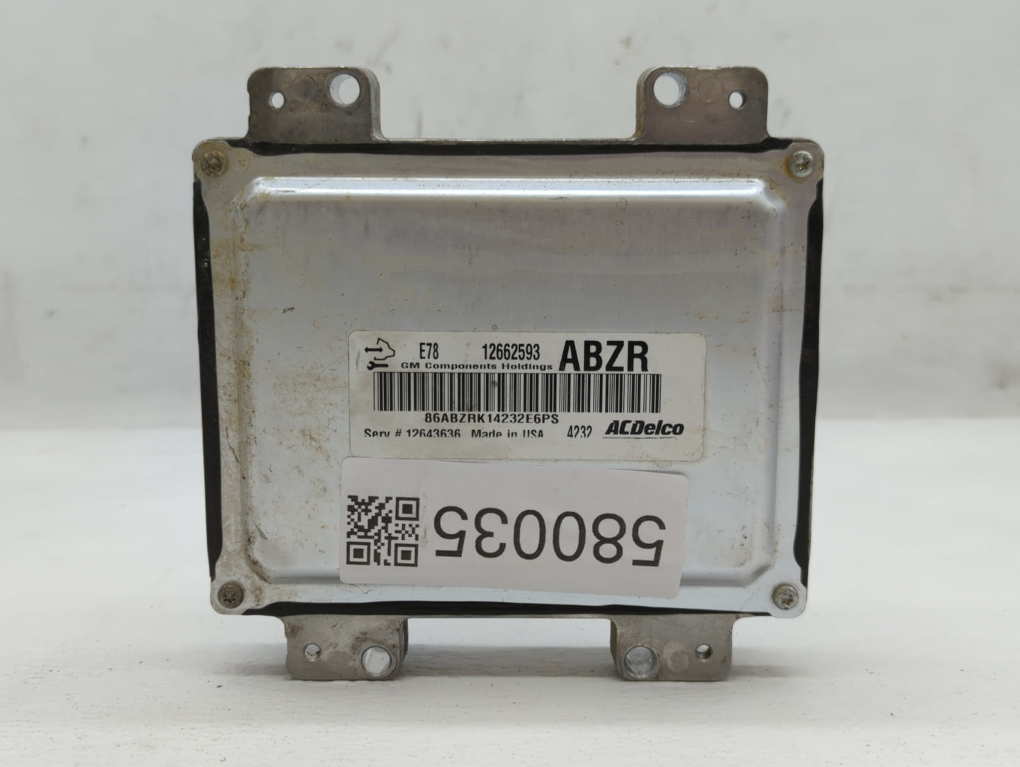 2015 Chevrolet Spark PCM Engine Control Computer ECU ECM PCU OEM P/N:12662593 Fits OEM Used Auto Parts - Oemusedautoparts1.c