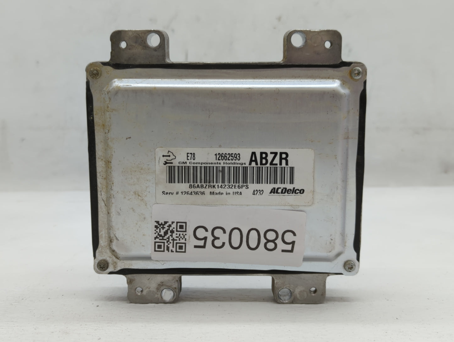 2015 Chevrolet Spark PCM Engine Control Computer ECU ECM PCU OEM P/N:12662593 Fits OEM Used Auto Parts - Oemusedautoparts1.c