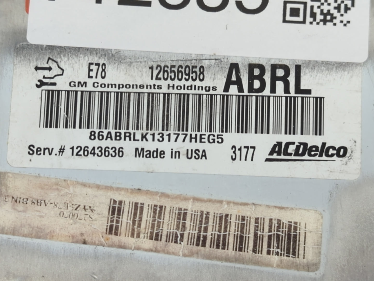 2014-2015 Chevrolet Spark PCM Engine Control Computer ECU ECM PCU OEM P/N:12656958 12643636 Fits OEM Used Auto Parts - Oemus
