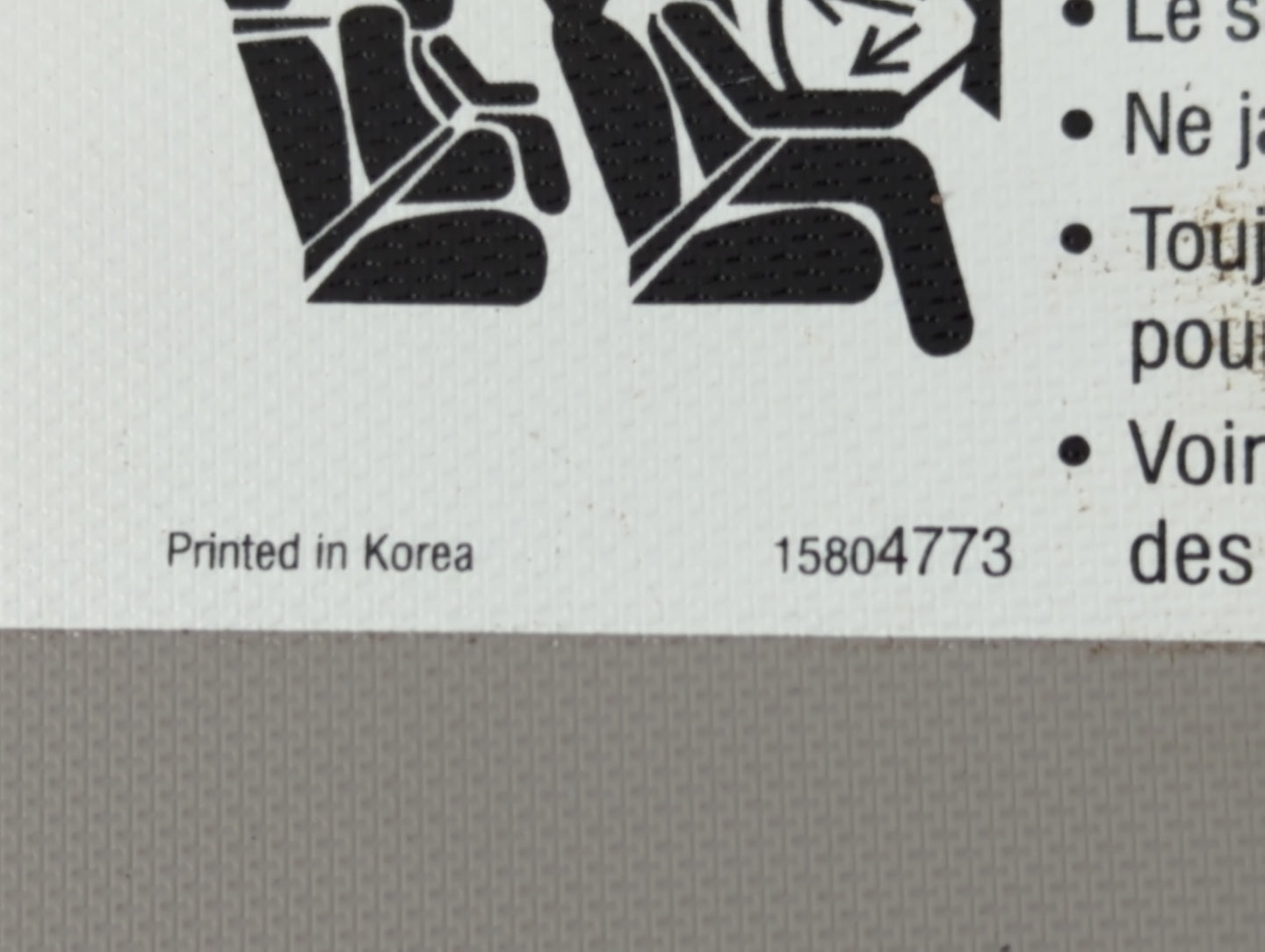 2013-2015 Chevrolet Spark Sun Visor Shade Replacement Passenger Right Mirror Fits Fits 2013 2014 2015 OEM Used Auto Parts - 