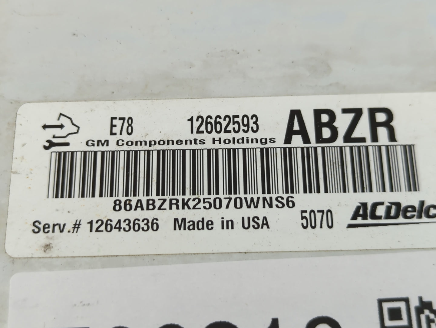 2014-2015 Chevrolet Spark PCM Engine Control Computer ECU ECM PCU OEM P/N:12662593 Fits Fits 2011 2012 2013 2014 2015 2016 O