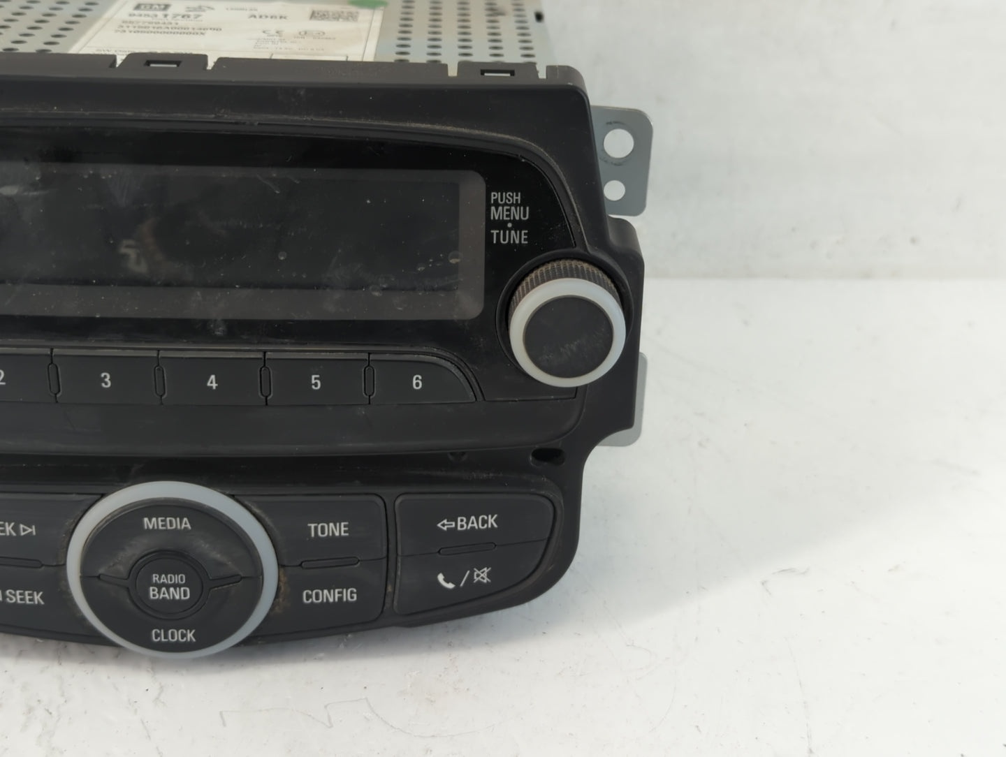 2014-2015 Chevrolet Spark Radio AM FM Cd Player Receiver Replacement P/N:94531767 Fits Fits 2014 2015 OEM Used Auto Parts - 