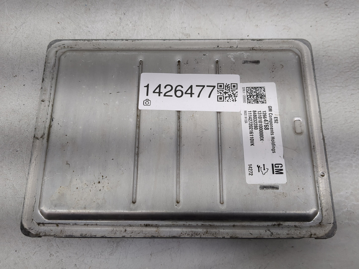 2015 Chevrolet Suburban 1500 PCM Engine Control Computer ECU ECM PCU OEM P/N:12664768 Fits Fits 2014 2016 OEM Used Auto Part